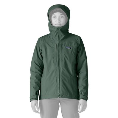 Patagonia Women Jacke Insulated Boulder Fork Rain canopy green