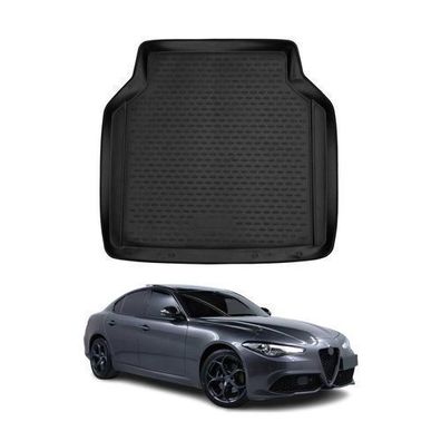 Kofferraummatte Kofferraumwanne für Alfa Romeo Giulia 2015-2025 Gummi TPE