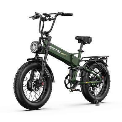 APEFOX RH20 20"falt-elektrofahrrad, wei 750w-motoren, hydraulische scheibenbremsen