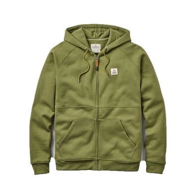 Passenger Hoodie Heritage Full Zip Recycled Cotton khaki