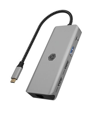 ICY BOX IB-DK4012-CPD, 9 in 1 USB Type-C® Notebook DockingStation, 2x HDMI