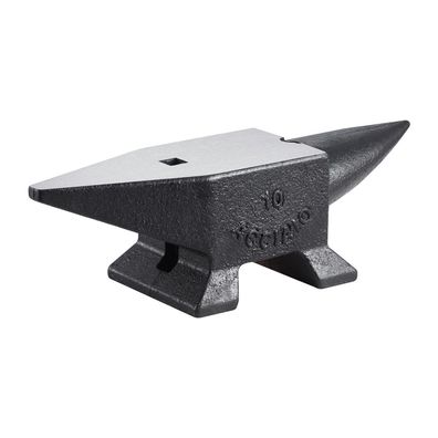 VEVOR Schmiedeamboss 10 kg 55 HRC Stahl Arbeitsfläche 355x110mm Schwarz Grau
