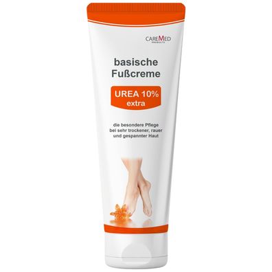 CareMed basische Fußcreme Urea 10% Extra, 150 ml