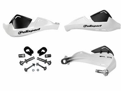 Handprotektoren Polisport Evolution Handschutz Protektoren handguards weiß