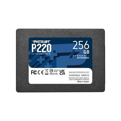 P220 256 GB (schwarz, SATA III 6 Gb/s, 2,5")