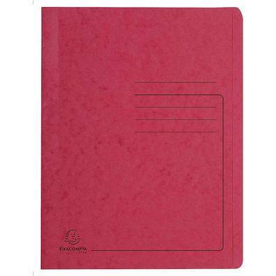 25 Exacompta Schnellhefter Karton rot DIN A4