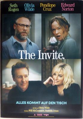 The Invite - Original Kinoplakat A0 - Olivia Wilde, Penélope Cruz - Filmposter