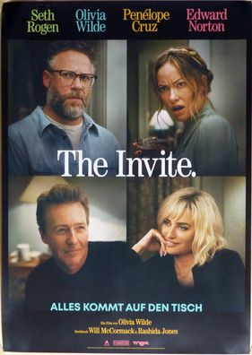 The Invite - Original Kinoplakat A1 - Olivia Wilde, Penélope Cruz - Filmposter