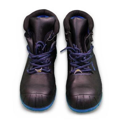 ELTEN Alessio Mid ESD S3S Sicherheitsschuhe Leder Stahlkappe Gr 46 Schwarz Blau