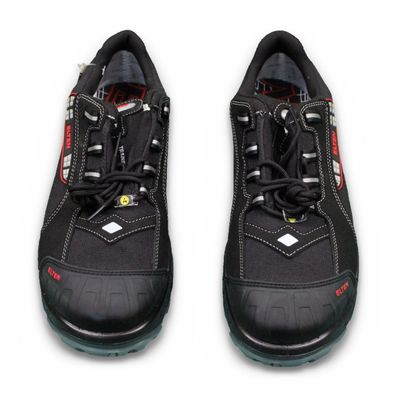 ELTEN Senex Pro GTX ESD S3S Sicherheitsschuhe Gr. 47 Schwarz-Rot wasserdicht