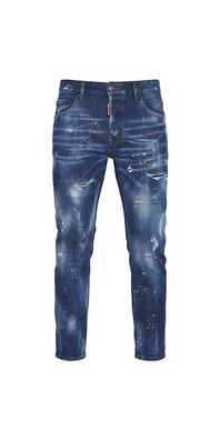 Dsquared2 Super Twinky Jeans Medium Autumn Leaves Wash Herren