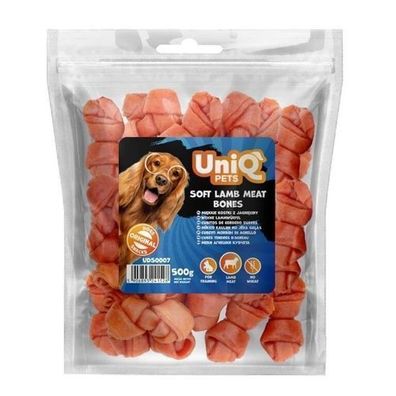 500g UNIQ PETS Weichen Lammwürfel Hundesnack Kausnack Trainingssnack
