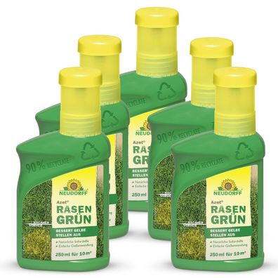 5 x Neudorff Azet® RasenGrün, 250 ml