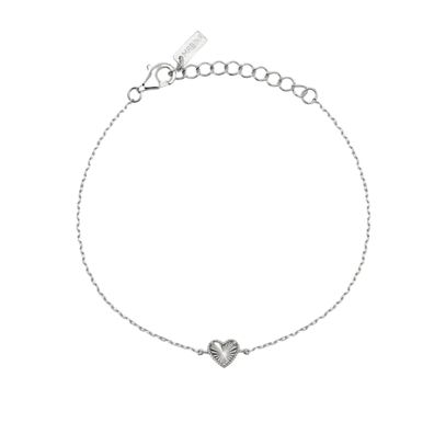 Mabina Armband in Silber 925 Herzanhänger 534168
