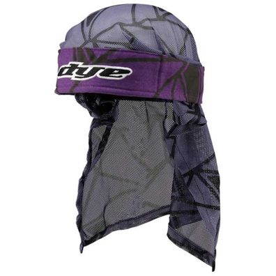 Dye Paintball Head Wrap Infused purple/ black/ grey
