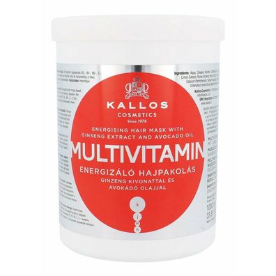 Kallos Cosmetics Kallos Multivitamin Energising Hair Mask 1000 ml