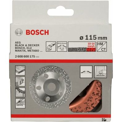 Bosch Bosch Hartmetalltopfscheibe, 115 x 22,23 mm, grob, flach -2608600175
