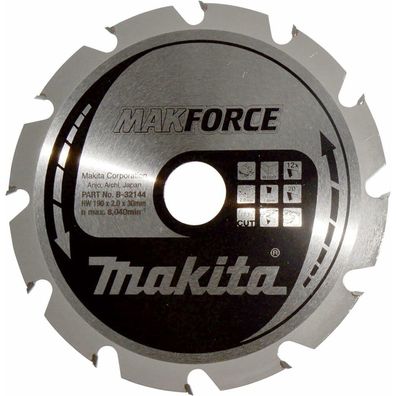 makita B-32144 Markforce Kreissägeblatt 190,0 mm, 12 Zähne