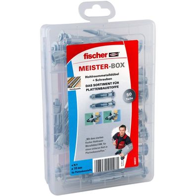 fischer Meister-Box - HM + S Hohlraumdübel 50 Stück