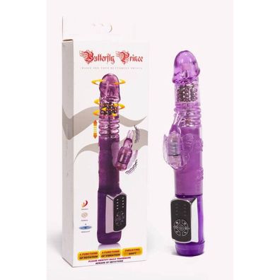 Butterfly Prince Rabbit Vibrator Lila