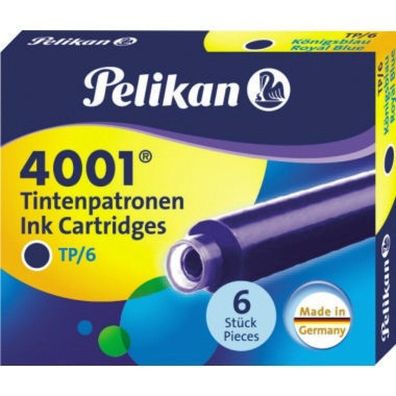 Pelikan Tinte TP/6 Tintenpatronen blau 6 Stück