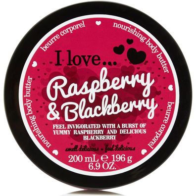 I Love Raspberry & Blackberry Body Butter 200ml