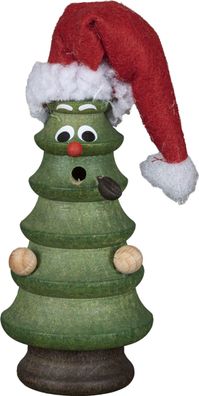 Räucherfigur Weihnachtsbaum Wichtel 5 Räucherkerzen Tannenduft Höhe ca. 15cm N