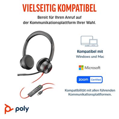 Poly HP Poly Blackwire 8225-M - Blackwire 8200 series