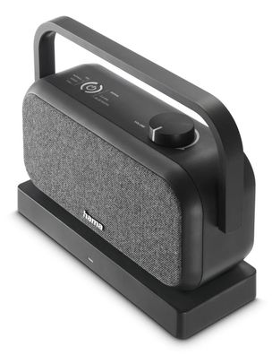 Hama 00221849, Kabellos, 60 - 18000 Hz, 4 Ohm, Schwarz, Grau