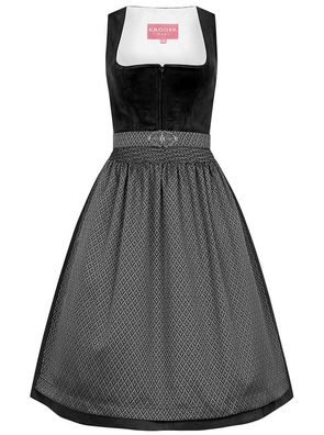 Dirndl Alisha 70cm Länge schwarz - Größe: 32