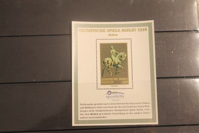 Olympische Spiele Berlin 1916; Essays der Sporthilfe: Reiten