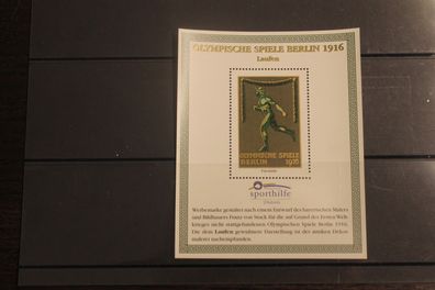 Olympische Spiele Berlin 1916; Essays der Sporthilfe: Laufen