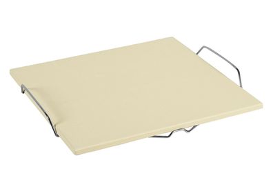 Küchenprofi Pierre à pizza avec support 38x33,5x1cm