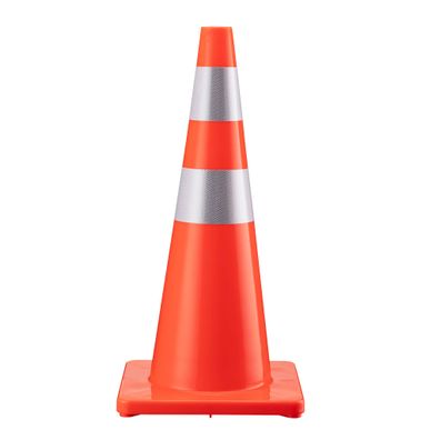 Wiltec Verkehrskegel 70cm Leitkegel Pylon Warnkegel Verkehrshütchen Warnhütchen