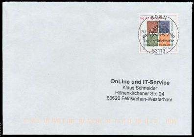 BRD BELEGE Nr 3412 BRIEF FDC X84AD1E