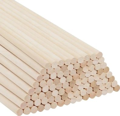 Belle Vous 100 Stk Holzstäbchen zum Basteln aus Naturholz