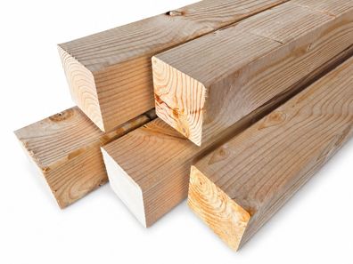 KVH Nsi 7 x 7 cm Douglasie gehobelt Dachlatten Bauholz Konterlatte Holz bis 4 m