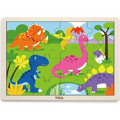 VIGA Dinosaurier, 16 Stück