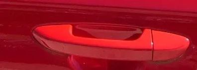 1x VW Passat 3C Türgriff Tür Griff vorne / hinten rechts außen rot LY3D