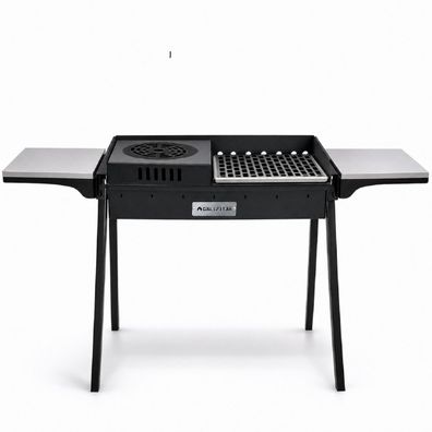 Mangal Bulat 70 Schaschlikgrill 3mm Stahl Ablagen Gitter Rama