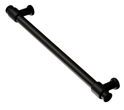 Möbelgriffe BA 128-320mm Küchengriffe Schwarz matt Industrie Design