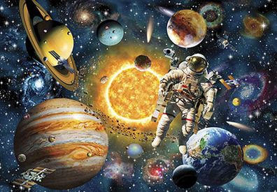 Astronaut im All