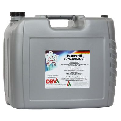 DBV-Traktorenöl SAE 10W/30 (STOU) 20-Liter-Kanister