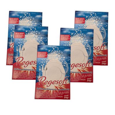 Regesoft grob 5x2 kg Regeneriersalz Spezialsalz Spülmaschinensalz