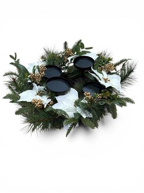 Weihnachtskranz Adventskranz Kerzenhalter