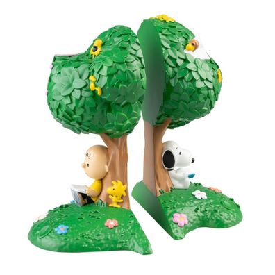 Peanuts Buchstütze Snoopy, Woodstock + Charly Brown - 2 teilig 16 x 18 x 8,6 cm