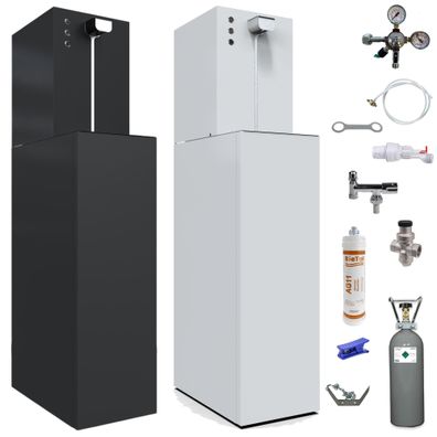 Premium Wassersprudler Sprudelwasser Tafelwasser Anlage Flux 30 Office Plus SET