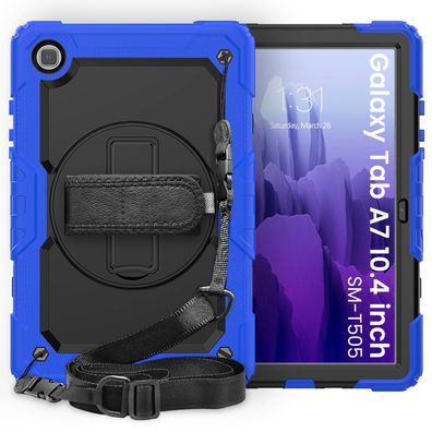 4in1 Schutzhülle für Samsung Galaxy Tab A7 SM-T500 T505 10.4 Zoll Hard Case