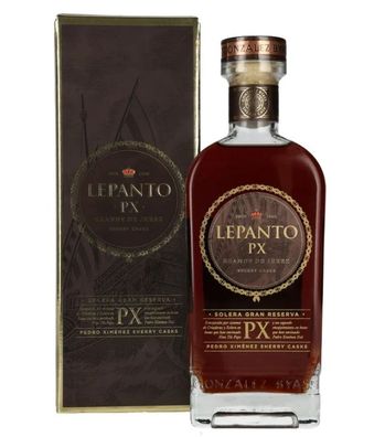 Lepanto PX Pedro Ximenez Brandy (36 % Vol., 0,7 Liter)