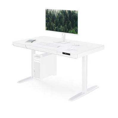 Elektrischer Sit-Stand-Schreibtisch mit Schublade und kabellosem Qi-Ladegerät 1200 mm
